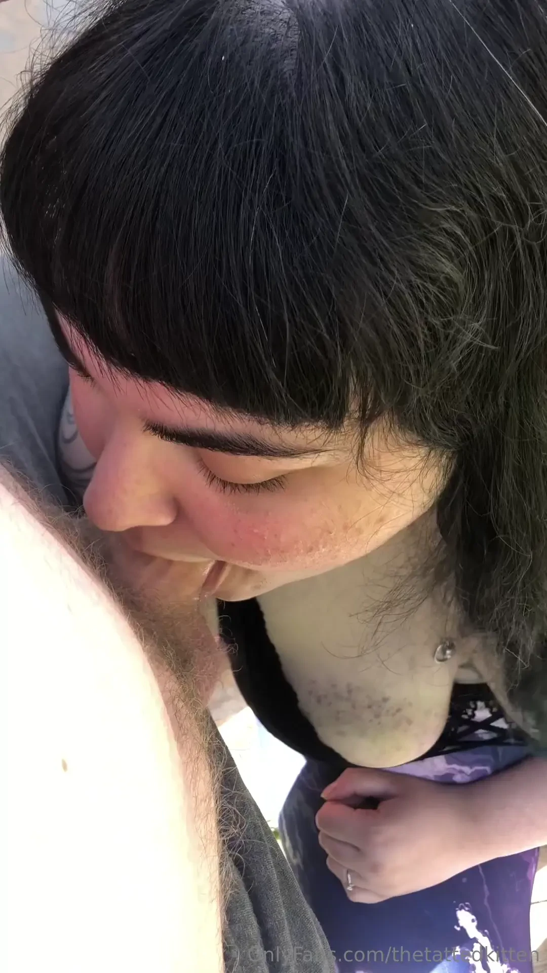 I m such a good girl sucking daddy s cock outside 