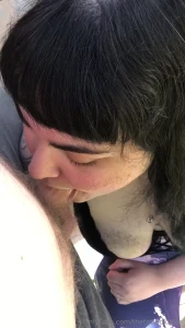 I m such a good girl sucking daddy s cock outside