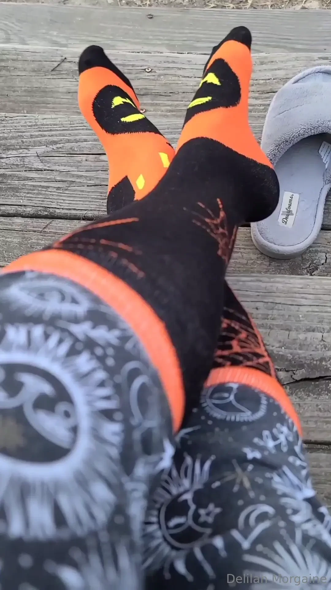 Good morning enjoy a little foot play 