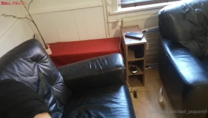 A hijab-wearing girl sees a penis for the first time touches a dick