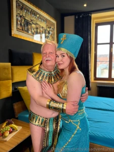 Me as faraon with my kleopatra - photos part 5