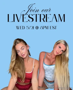 Live with my girl ari-johnson this wednesday 5 21 at 8pm est we re