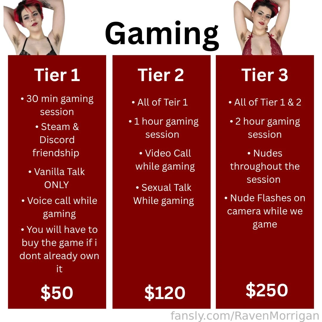New menu ratings video calls custom videoes sexting custom photos gfe part 2 