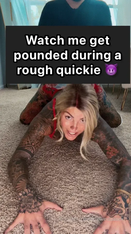 I love it rough watch this and let me know if you would fuck me harder 