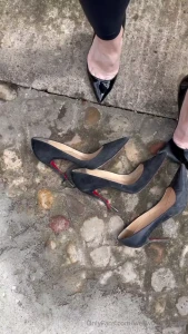 Battle of the black louboutin - patent pigalle 120 suede so kate and