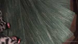 Stairway to heaven black t bar sandals part 1