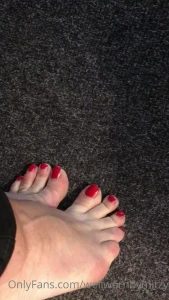 Bare soles at my desk