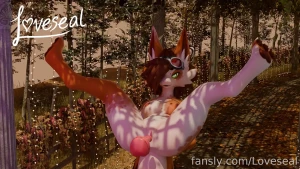 Mmpf hey- let me down furry vtuber 3d animation