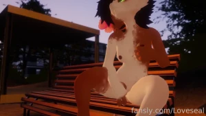 Anyone else like being in public furry vr vrchat furry vtuber public