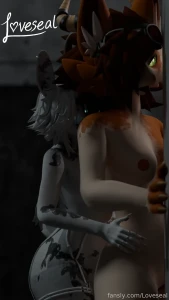 Sound on furry vtuber 3d animation