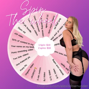 Every spin is a win one spin - 10 two spins - 18 three spins - 28 you