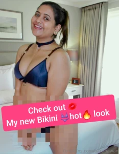 Hot bikini look and see how it looks i am feeling very shy https