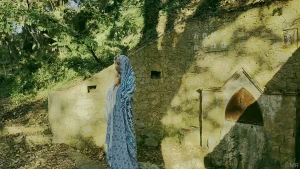 A monument of a virgin