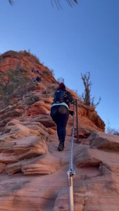 My greatest accomplishment in 2023 was hiking to angel s landing and