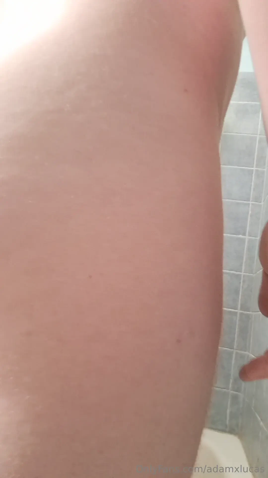 Shower video blooper 