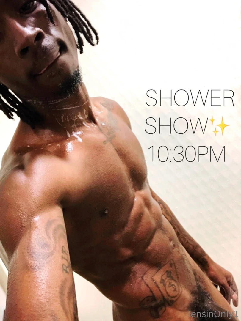 Stream replay 30mins surprise shower show don t miss out cum unlock 