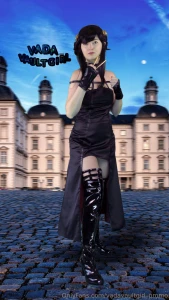 Yor forger cosplay from that anime spy show photoshoot releases this