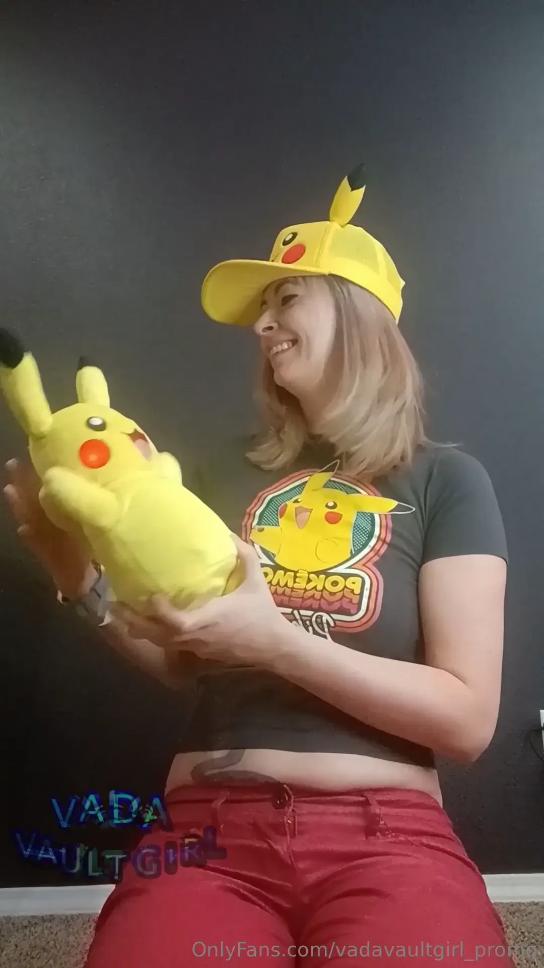 Full strip right next to pikachu he shocked me i shock you 