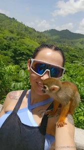 I love these moments because i love animals and monkeys woooo they are