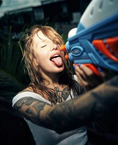 Ready to make a splash you in ah summer mischief who knew a watergun part 1