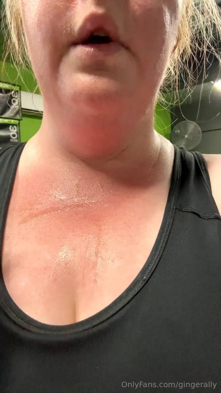 Do you like how sweaty i got at the gym the other day 