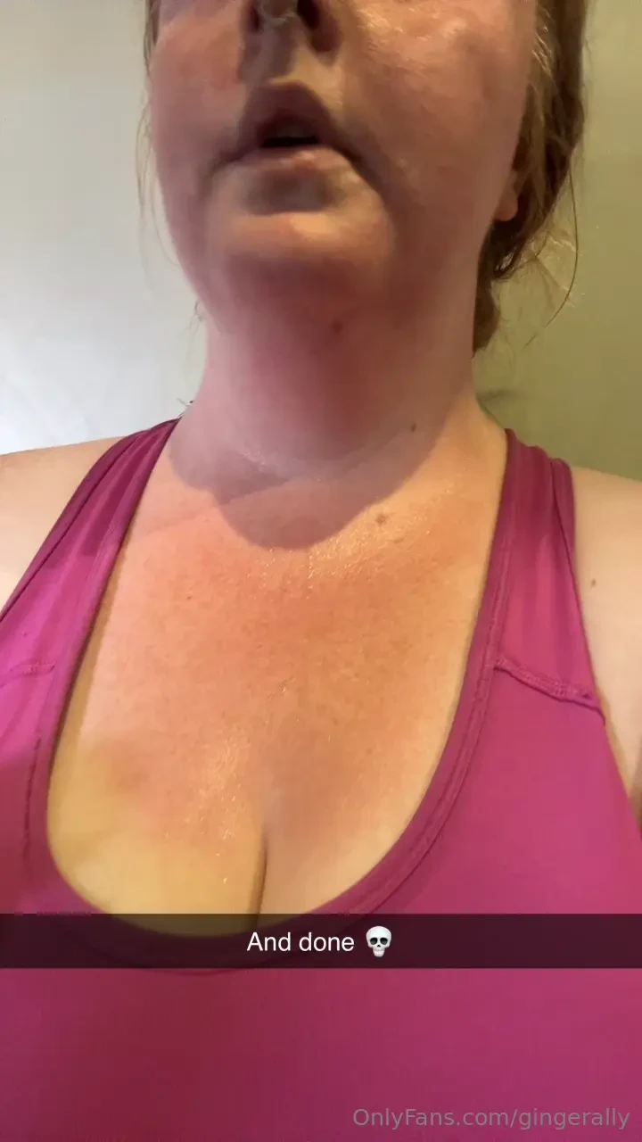 I love that wet feeling at the gym 