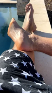 Relaxing by the pool with this amazing weather