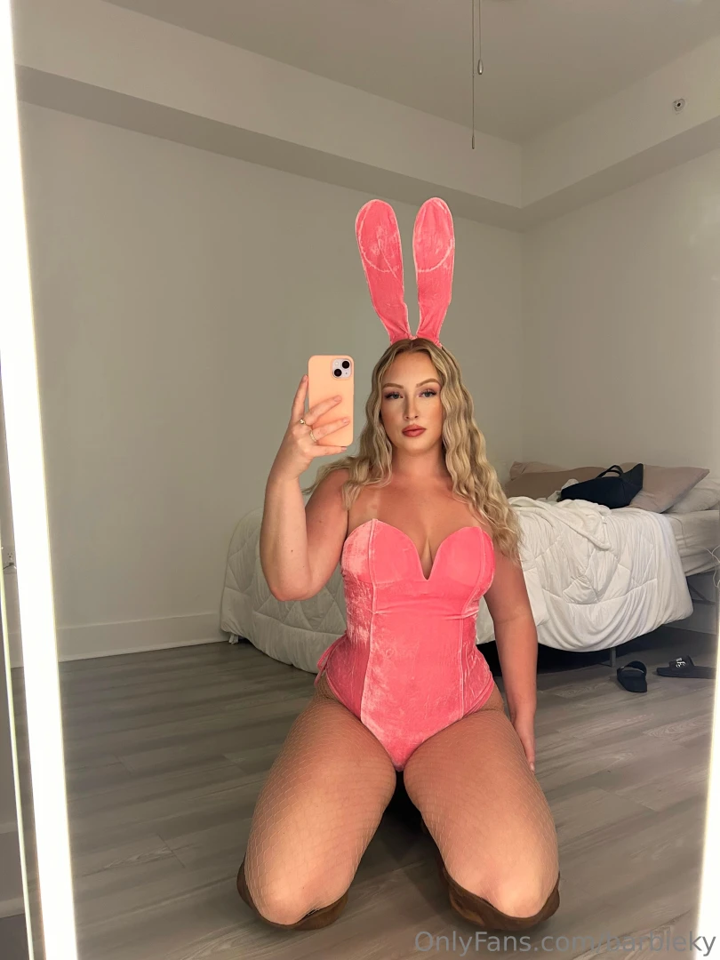 Happy easter from your number one snow bunny 