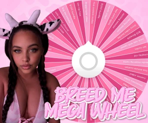 Breed me mega wheel only the naughtiest prizes on this one 1 spin - 10