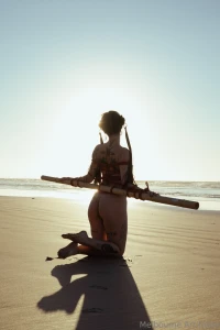 Shibari on the beach with meltymelu and ig rigger30mel part 1