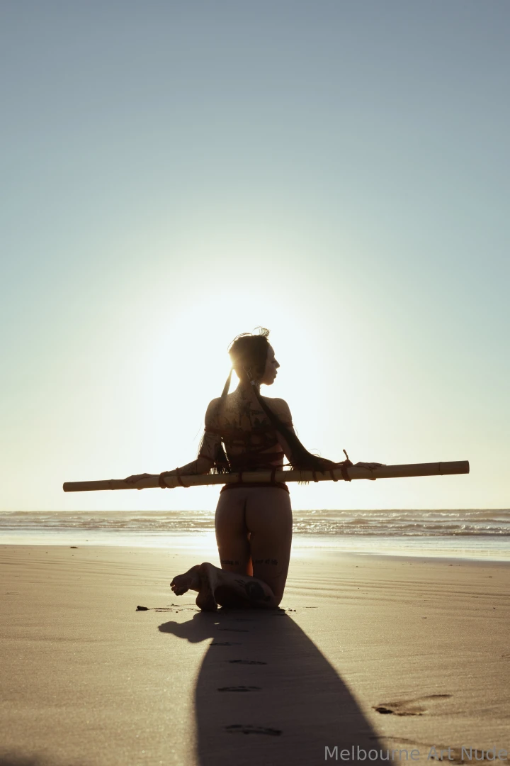 Shibari on the beach with meltymelu and ig rigger30mel part 2 