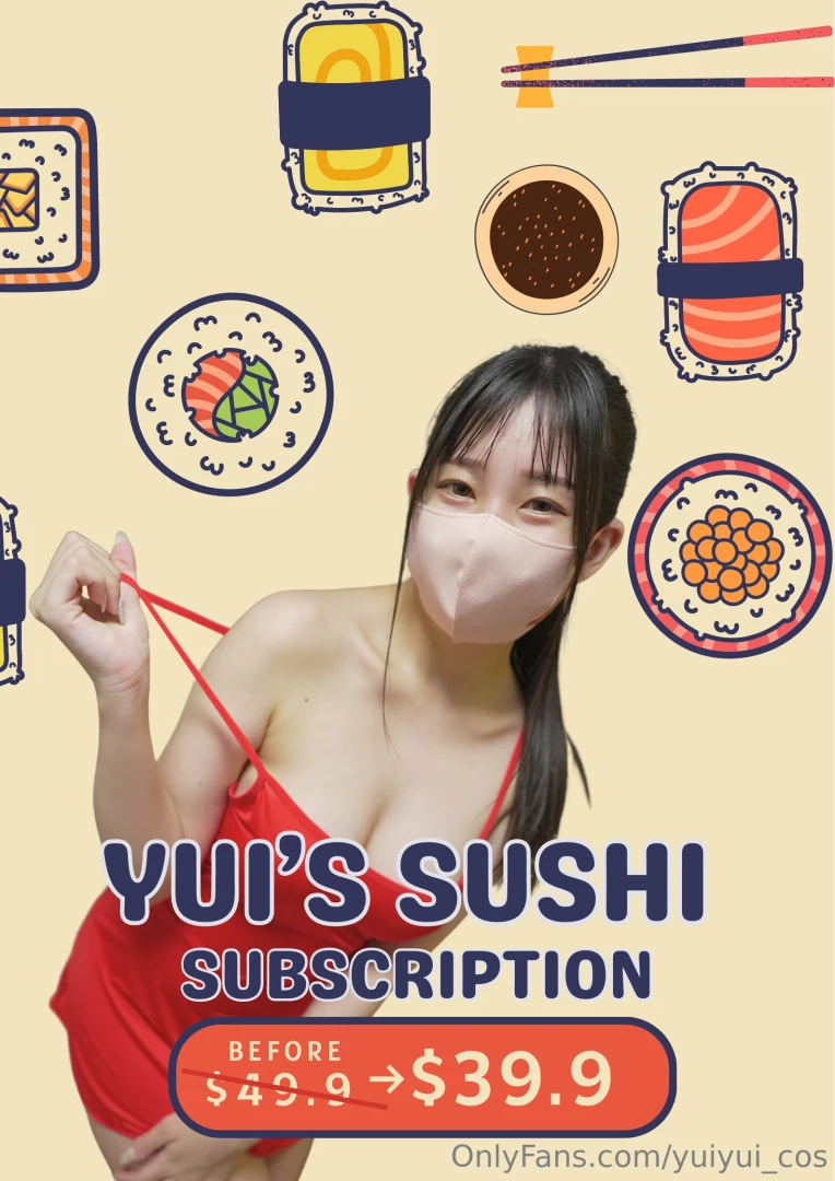 Second big news from yui i ll change the price of yui s sushi buffet 
