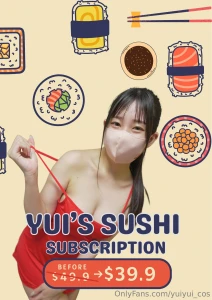 Second big news from yui i ll change the price of yui s sushi buffet
