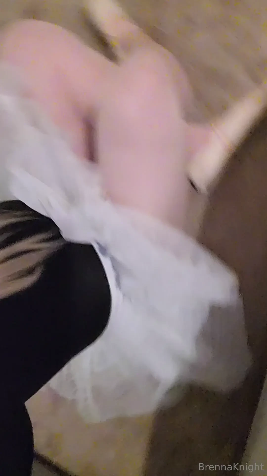 Forgot i filmed this in the tutu lol my heart races whenever i put the 