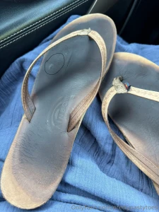 Update on my rainbow flip flops part 3