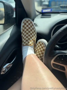 Gym shoes for the day i love that these slip on vans are yellow and part 1