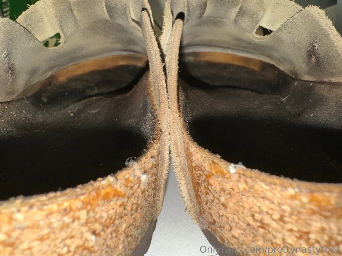 Birkenstock bostons close up view inside - this is from year 1 2023 part 5 