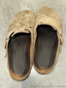 Birkenstock bostons close up view inside - this is from year 1 2023 part 8