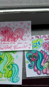 Me some of the pony s i ve been drawing for my bff and then me showing part 1