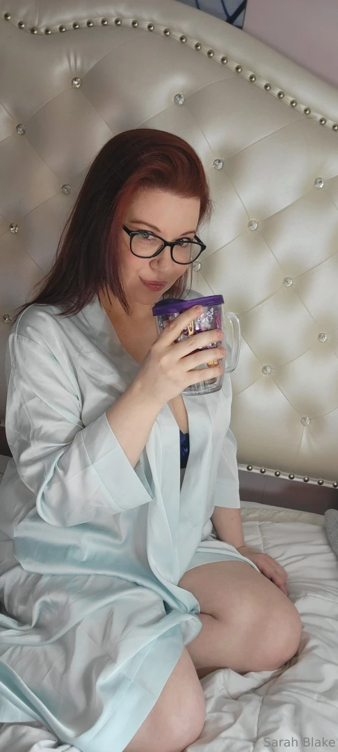 It started with coffee in bed soft sheets a quiet morning and me 