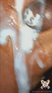 Busing a huge nut after i shaved i came sooooo hard