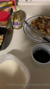 Tonight s menu besides me is waffles how would you like yours