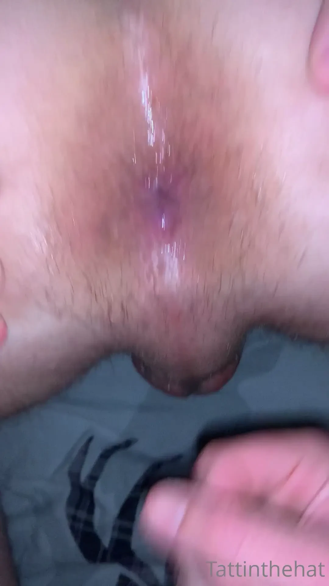 Boyfriend cumming on my hole shot right up onto my face 