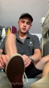 Super sweaty feet after work today