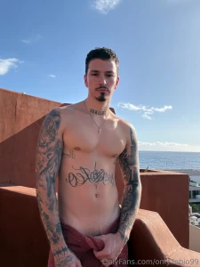 Post doccia in terrazzo