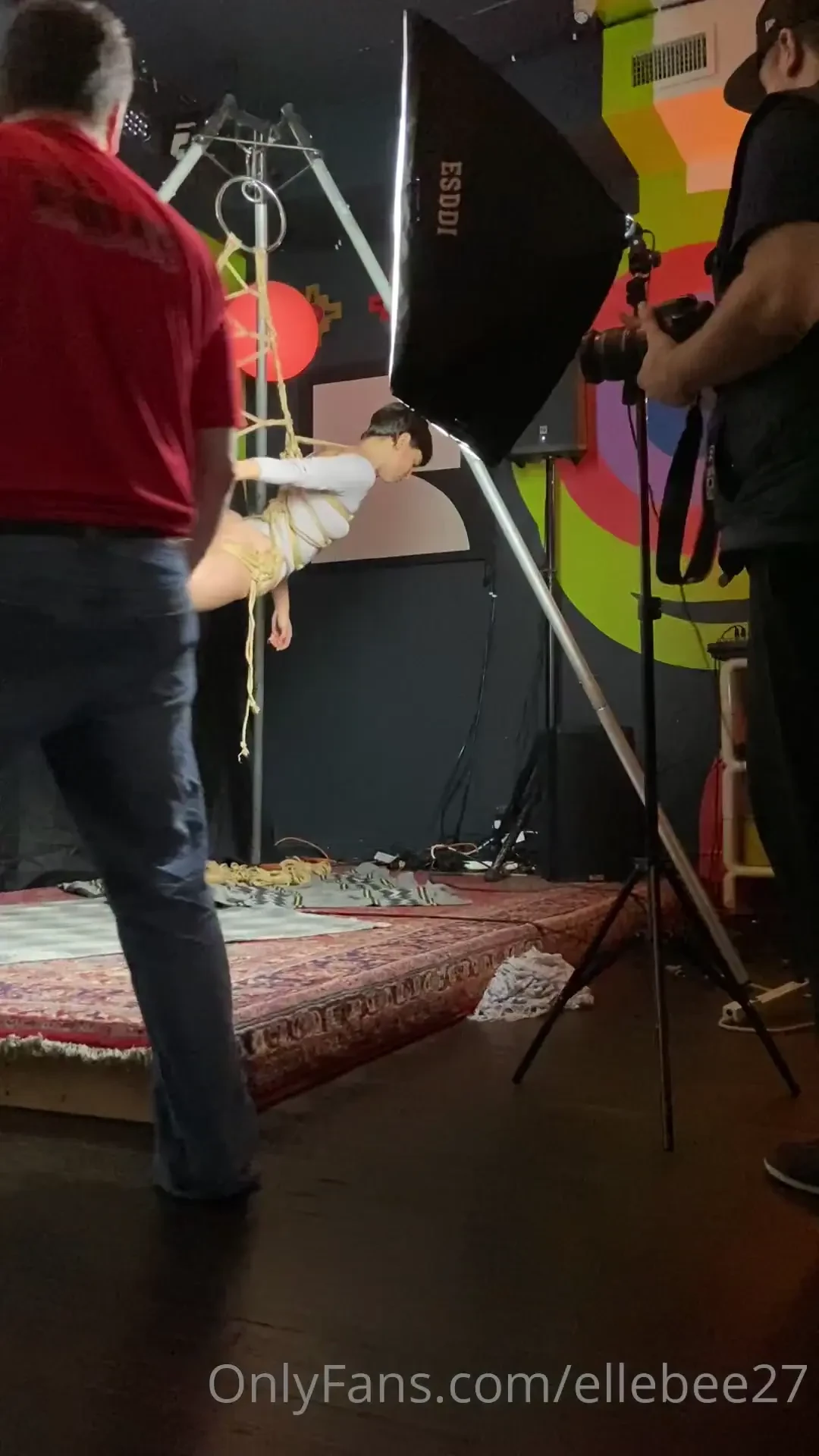 Suspension work sneak peak for my upcoming show message me for more 