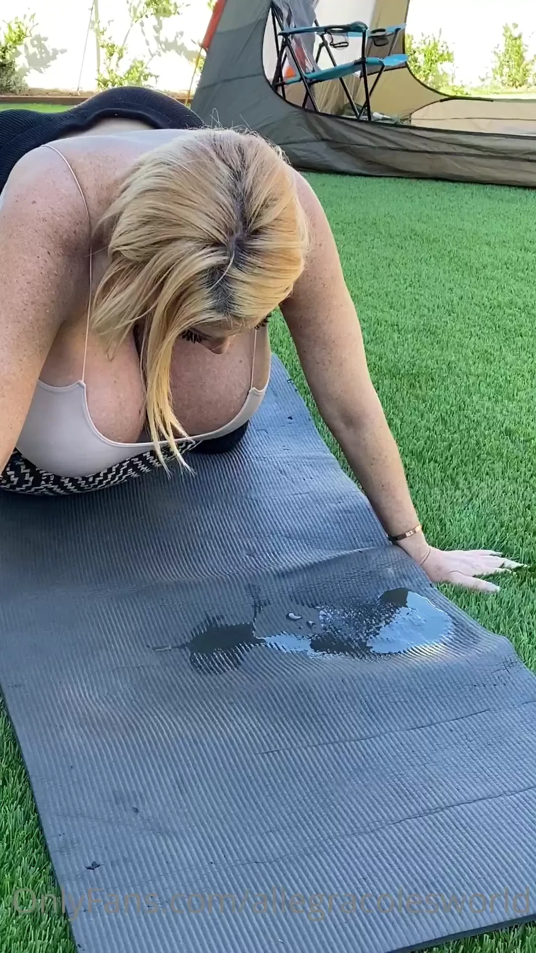 Sprung a leak while laying out yesterday anyone need some milk 