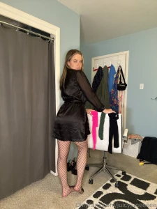 Watch me try on some sexy fishnet outfits which one s your fave part 1