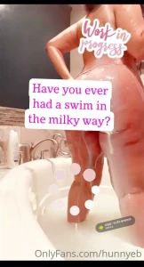 Enjoy this beautiful sexy clip of me being showered with milk