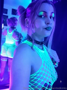 Would you want to have a private black light party with me where we